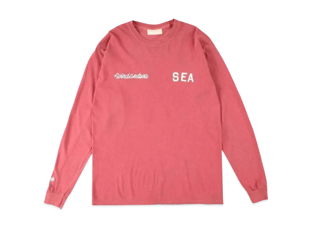 SAINT MXXXXXX x WIND AND SEA League L/S T-Shirt "Crimson"