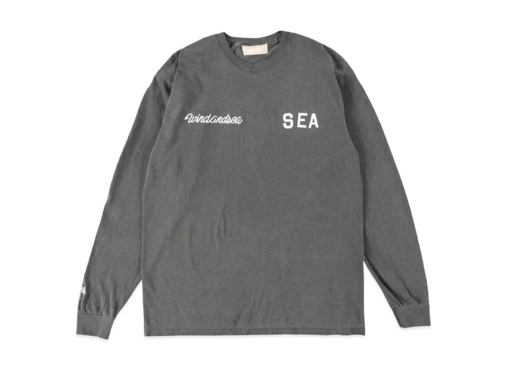 SAINT MXXXXXX x WIND AND SEA League L/S T-Shirt "Charcoal"