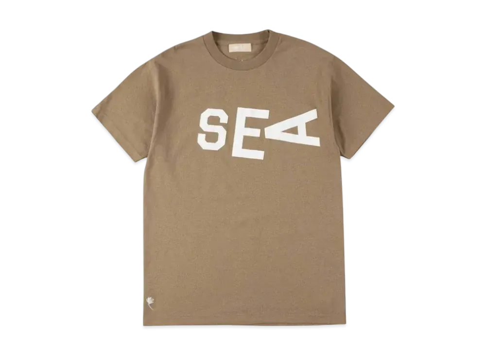 SAINT MXXXXXX x WIND AND SEA Slide T-Shirt "Sand"