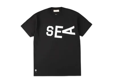 SAINT MXXXXXX x WIND AND SEA Slide T-Shirt "Black"