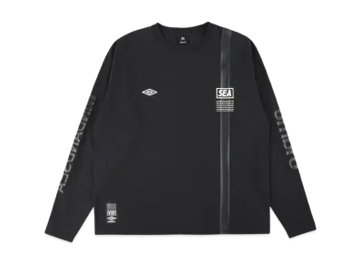 umbro x WIND AND SEA L/S T-Shirt "Black"