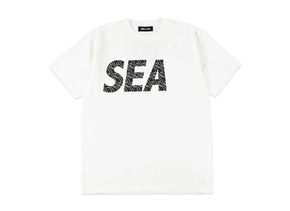Jun Matsui x WIND AND SEA T-Shirt "White-Black"