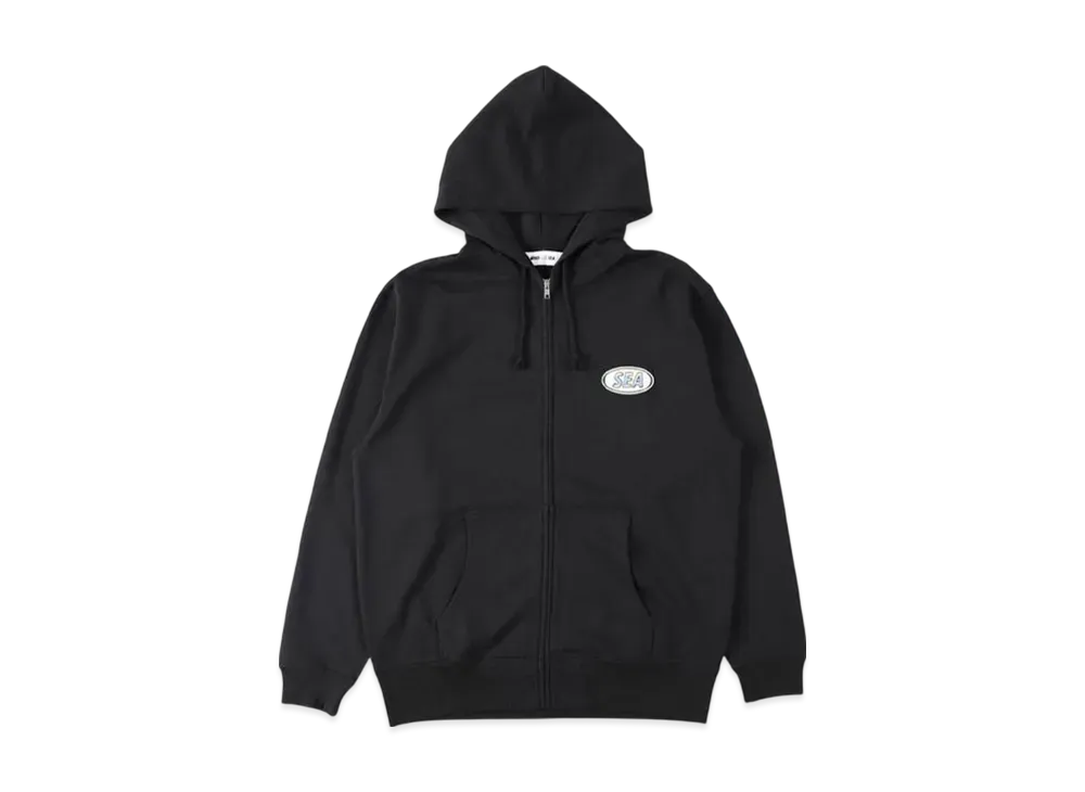 Yoshifuku Honoka x WIND AND SEA Full Zip Hoodie "Black"