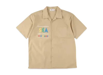WIND AND SEA Zulu-Tongue S/S Open Collar Shirt "Beige"
