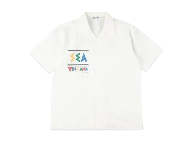 WIND AND SEA Zulu-Tongue S/S Open Collar Shirt "White"