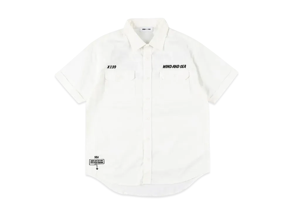 WIND AND SEA ARCVBX Geek Home Work Shirt "White"