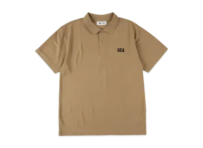 WIND AND SEA Sea Dry Kanoko Polo Shirt "Beige"