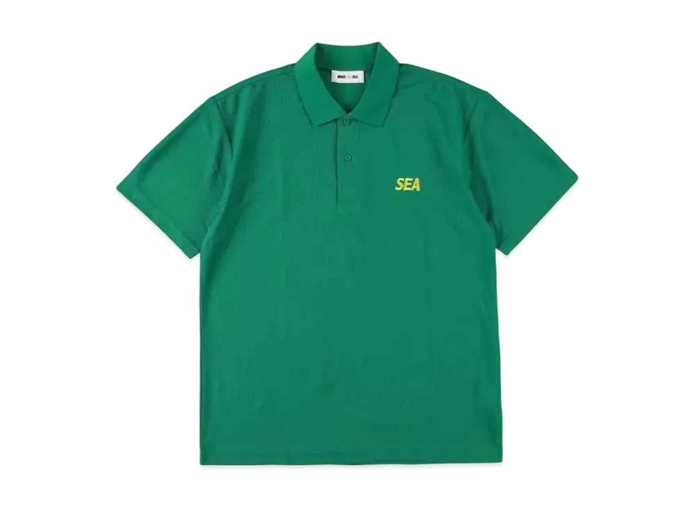 WIND AND SEA Sea Dry Kanoko Polo Shirt I."Green"