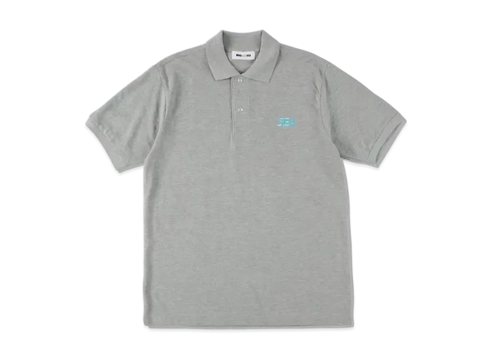 WIND AND SEA Sea CT Kanoko Polo Shirt "Gray"