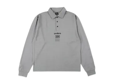 umbro x WIND AND SEA L/S Polo Shirt "Gray"