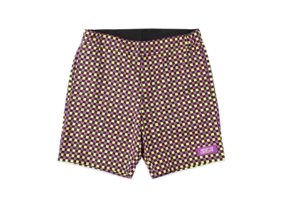 WIND AND SEA D.T.R.T Plaid Shorts "Purple-Plaid"