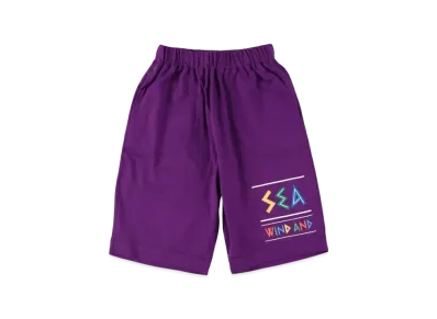 WIND AND SEA Zulu-Tongue Sweat Shorts Purple