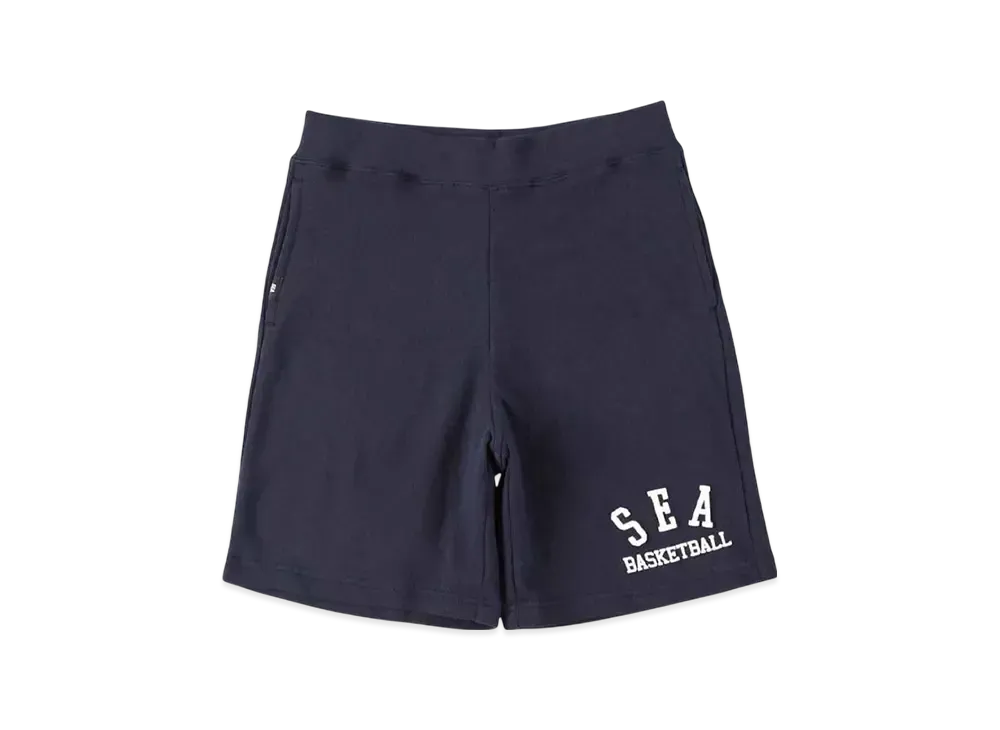 WIND AND SEA Warm Up Sweat Shorts "Navy"
