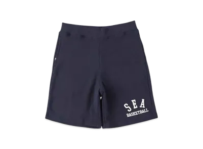 WIND AND SEA Warm Up Sweat Shorts "Navy"