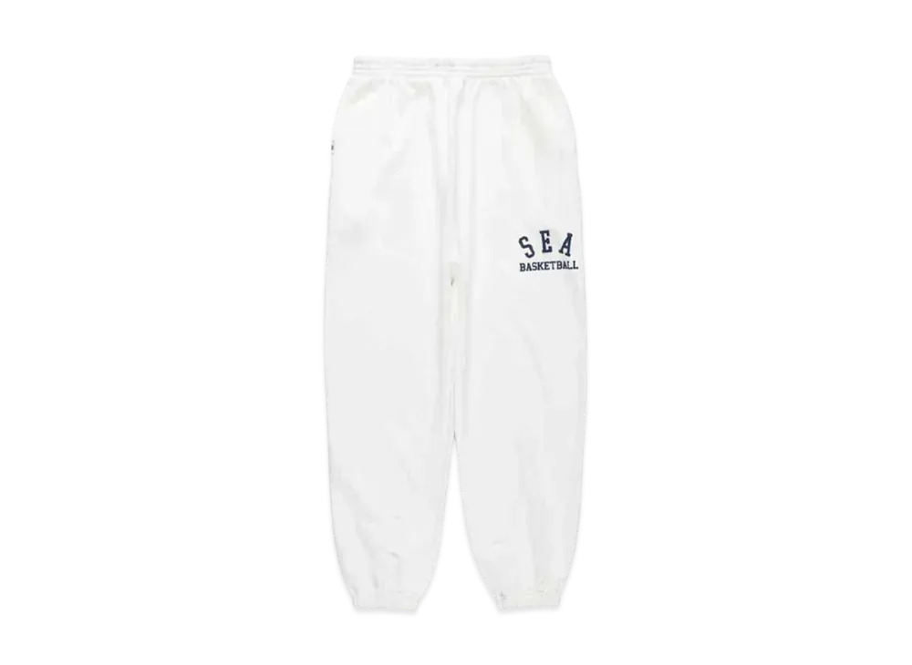 WIND AND SEA Warm Up Sweat Pants "White"