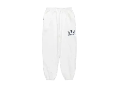 WIND AND SEA Warm Up Sweat Pants "White"
