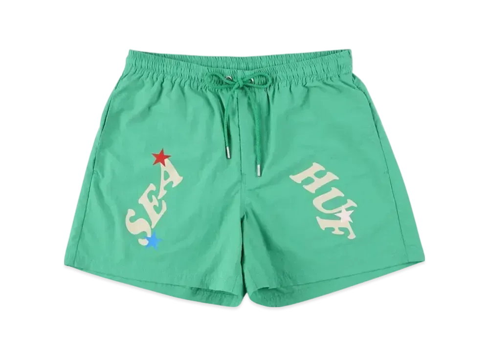 HUF x WIND AND SEA Easy Shorts "Green"