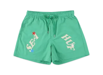 HUF x WIND AND SEA Easy Shorts "Green"