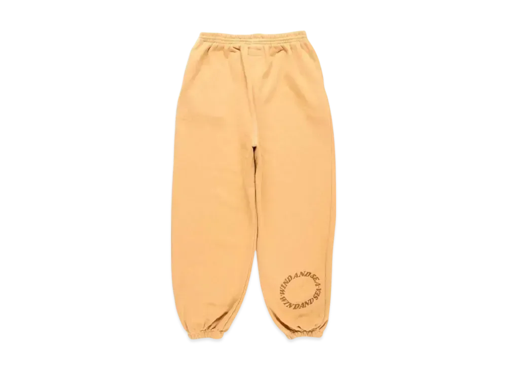 SAINT MXXXXXX x WIND AND SEA Circle Sweat Pants "Tan"