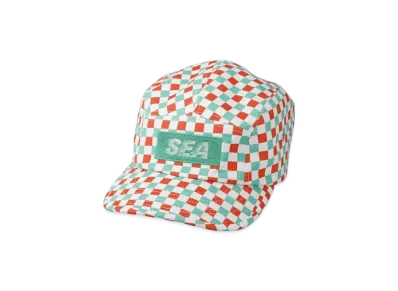 WIND AND SEA D.T.R.T Plaid Jet Cap "Nacho-Plaid"