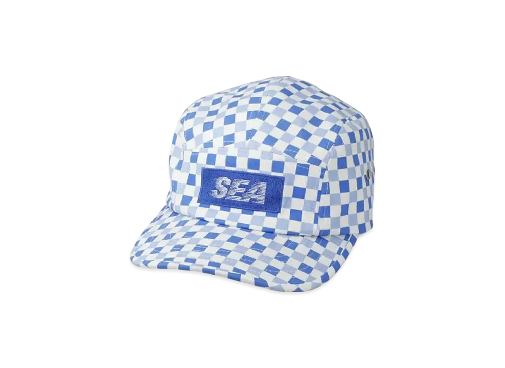 WIND AND SEA D.T.R.T Plaid Jet Cap "Sax-Plaid"