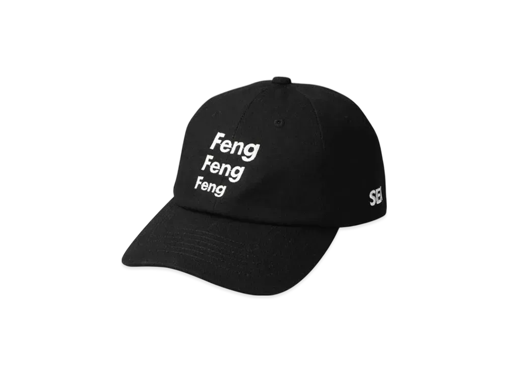 WIND AND SEA F-H-H Feng Feng Dad Cap "Black"