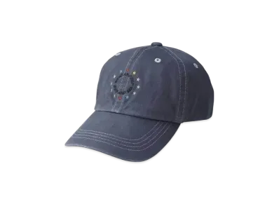 HUF x WIND AND SEA Pigment Wash 6 Panel Cap "Navy"