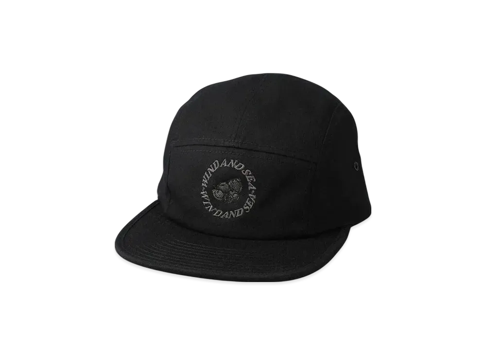SAINT MXXXXXX x WIND AND SEA J.Fresh Circle Camper Cap "Black"