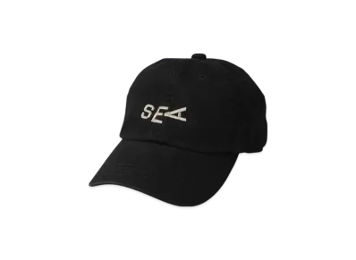 SAINT MXXXXXX x WIND AND SEA Slide Dad Cap "Black"