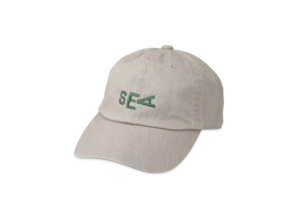 SAINT MXXXXXX x WIND AND SEA Slide Dad Cap "Beige"