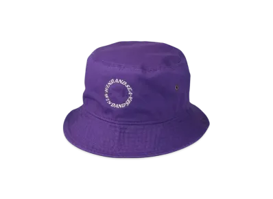 SAINT MXXXXXX x WIND AND SEA Circle Bucket Hat "Purple"