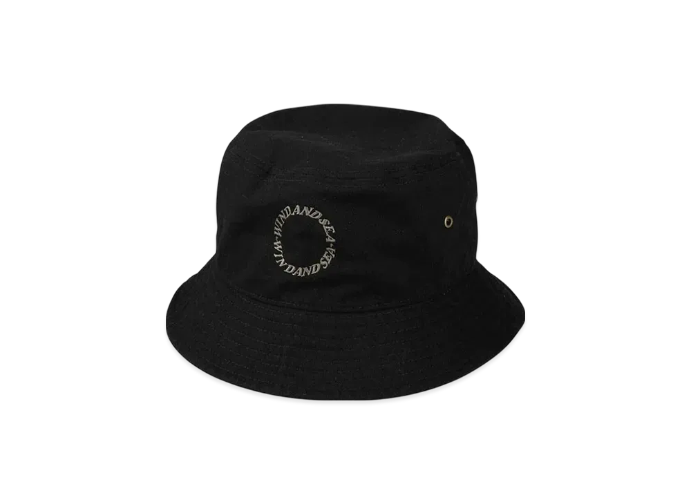 SAINT MXXXXXX x WIND AND SEA Circle Bucket Hat 