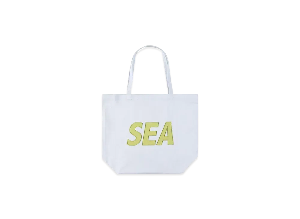 GREENable HIRUZEN x WIND AND SEA Tote Bag "Blue Mallow"