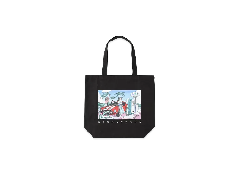 Yoshifuku Honoka x WIND AND SEA Tote "Black"
