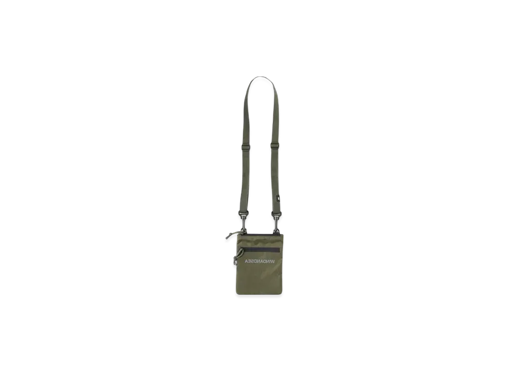 WIND AND SEA A32 Reflect Water Stop Neck Sacoche "Olive"