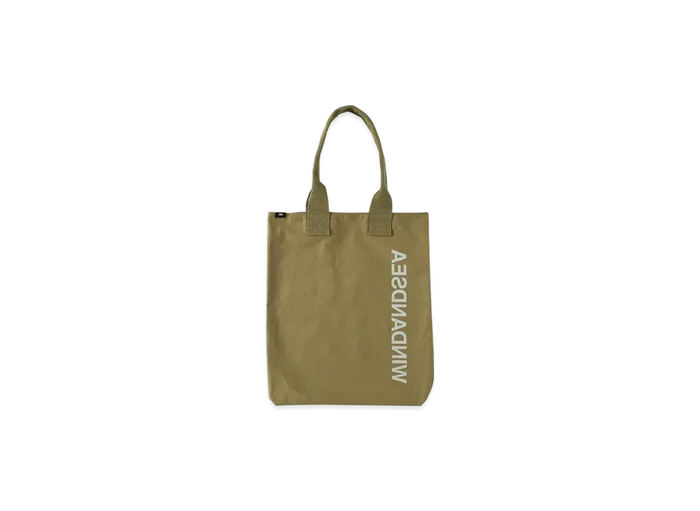 WIND AND SEA Reflect Canvas Tote Bag "Olive"