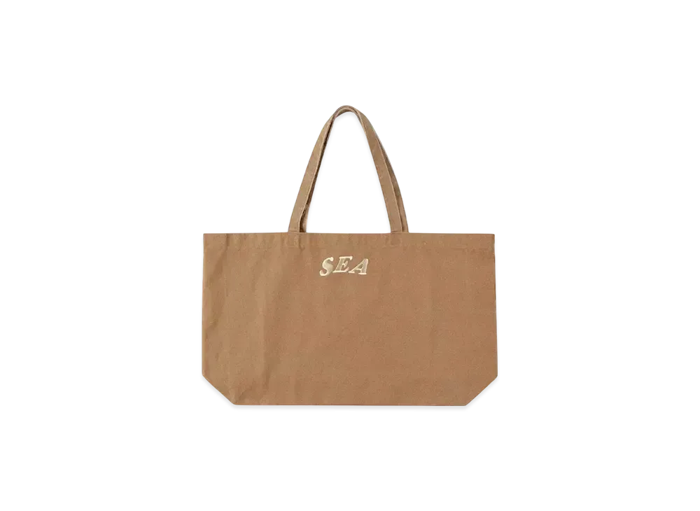 最終値下げ✨コルトモルテド×ウィンダンシーモノグラムトート バックゴールドレザー 有名ブランド【WIND AND SEA×CORTO MOLTEDO/ウィンダンシー