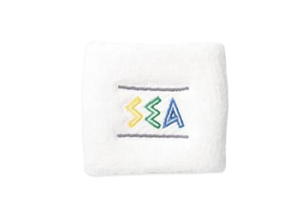 WIND AND SEA Zulu-Tongue Basket Wrist Band - 2PCS "White"