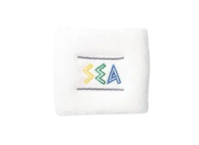 WIND AND SEA Zulu-Tongue Basket Wrist Band - 2PCS "White"