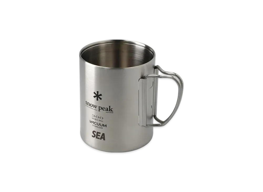 Snow Peak x WIND AND SEA Stainless Vacuum Mug (300ML) One "Silver"