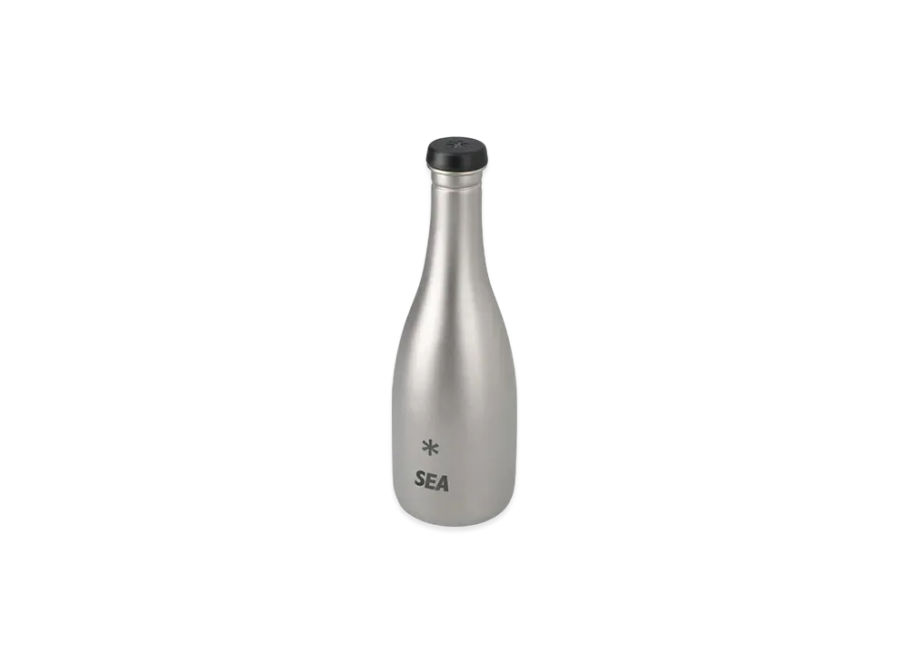Snow Peak x WIND AND SEA Liquor Bottle One "Silver"