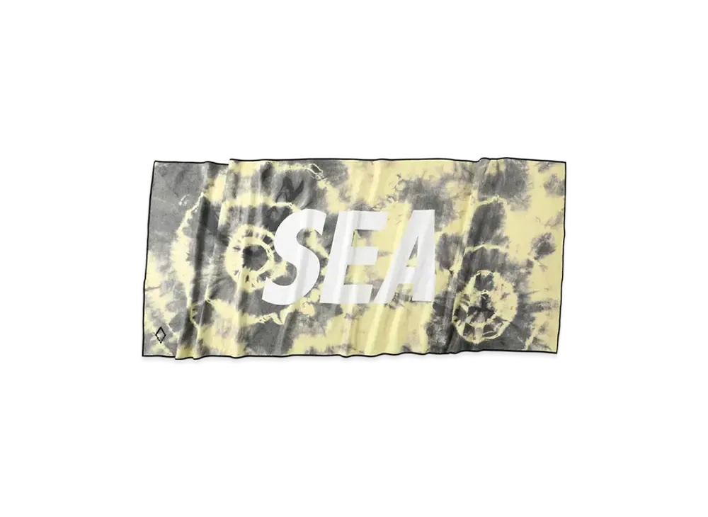 Nomadix x WIND AND SEA Camp Towel "Yellow/Tie-Dye"
