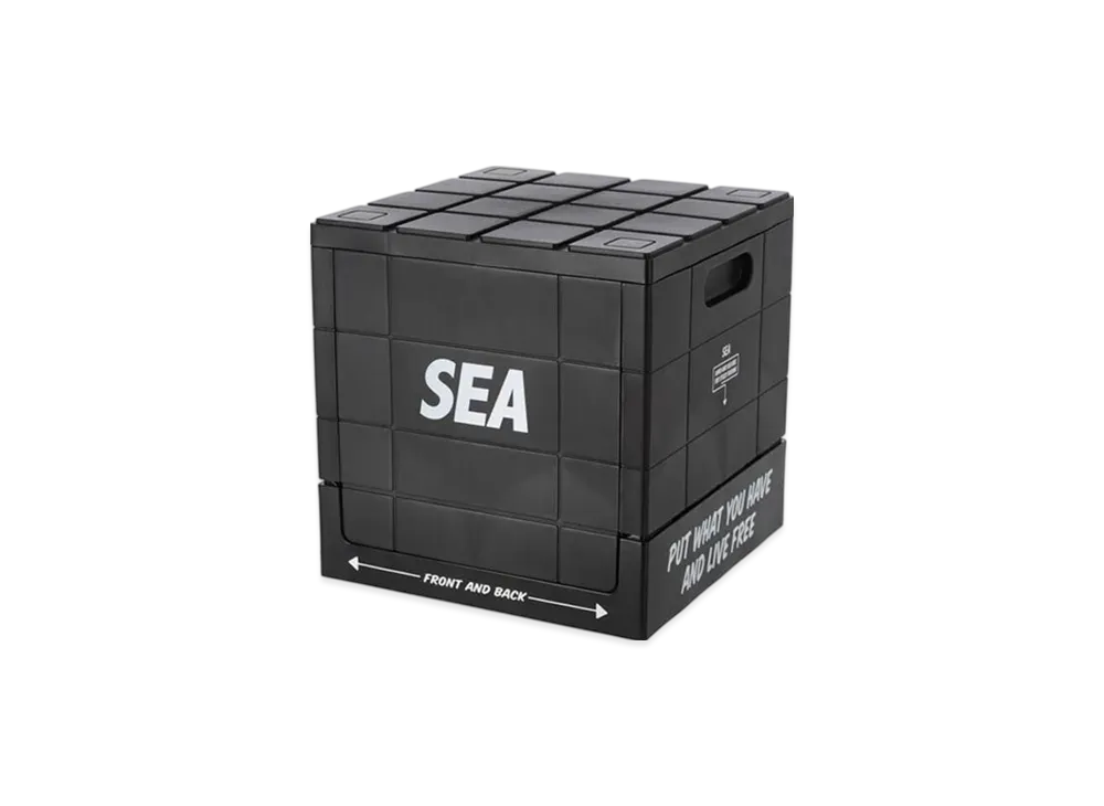 WIND AND SEA ARCVBX Folding Square Container Small "Black"