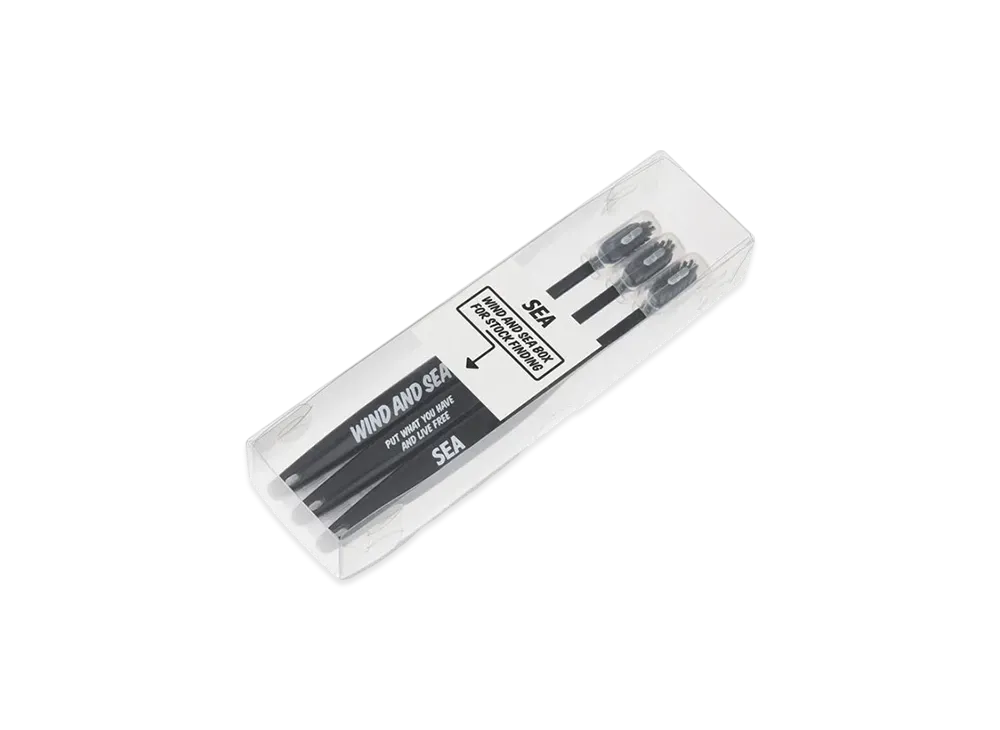 WIND AND SEA ARCVBX Charcoal Tooth Brush 3PCS "Black"