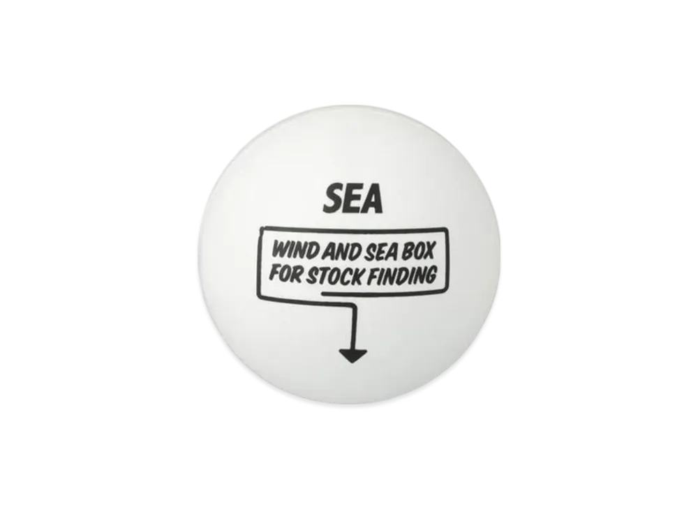 WIND AND SEA ARCVBX Rubber Ball "White"