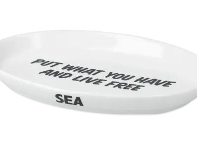 WIND AND SEA ARCVBX Oval Plate "White"