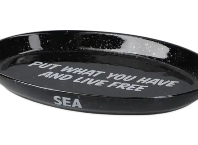 WIND AND SEA ARCVBX Oval Plate "Black"