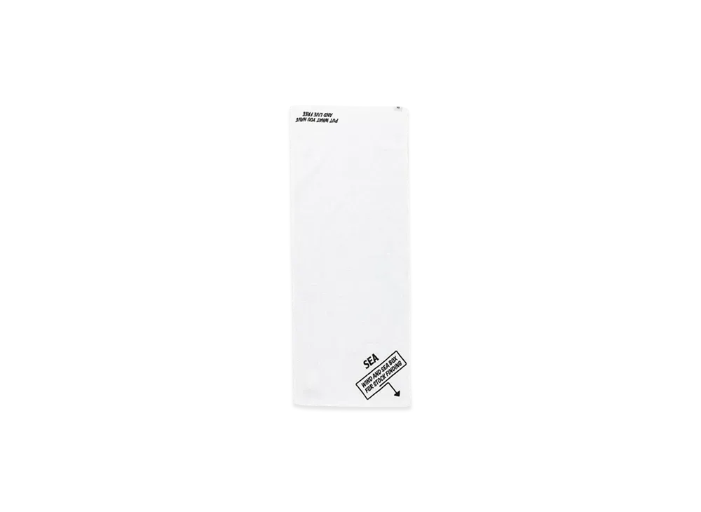 Imabari Towel x WIND AND SEA ARCVBX Face Towel "White"