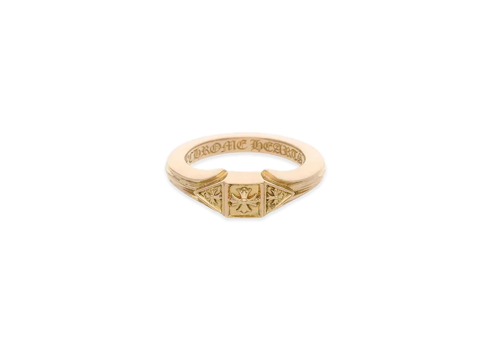 Chrome Hearts 22K CH Deco Ring "Yellow Gold"