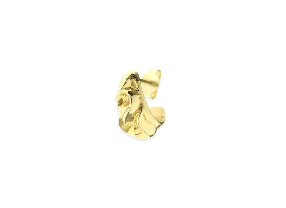 Chrome Hearts 18K Star Stud 1 Diamond Earrings "White Gold"